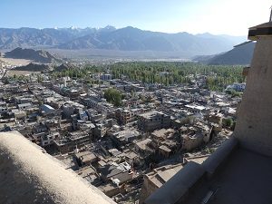 Leh Palace view over the city