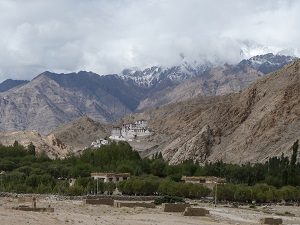 Chemary Monastery above the fertile river valley