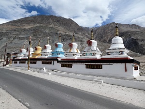 Stupas in Ladakh. India