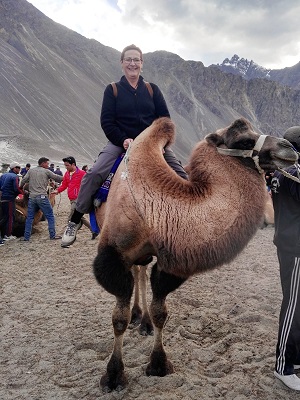 Camel riding in the Nubra Valley