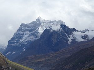 Big mountain in Zanskar side valley