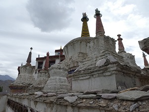 Stupa's at Lamayuru