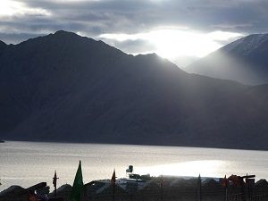 Pangong Tso, sunrise