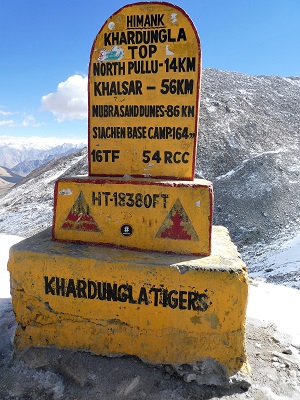 Summit of Khardung La Pass