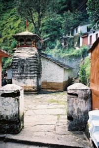 Ancient temple and eternal fire house Kalimath 2003