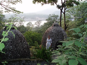 Beatles ashram and Ganges, Rishikesh, Indai 2006