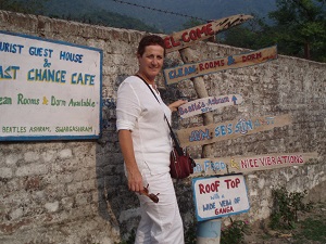 Signpost to the Beatles Ashram, Rishikesh, India 2006