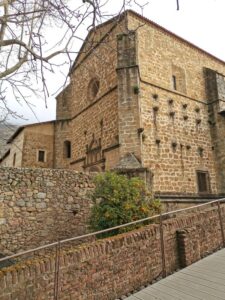 From the outside of the Palace Monastery of San Jerónimo, Yuste