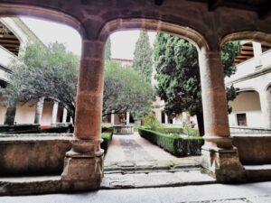 One of the gardens in the Palace Monastery of San Jerónimo, Yuste