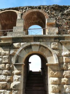 Part of the Roman Theatre entrance ways, Mérida