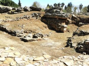 Some of the ancient Roman Ruins near the ampitheatre, Mérida