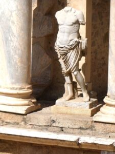 Statues in the Roman Theatre, Mérida