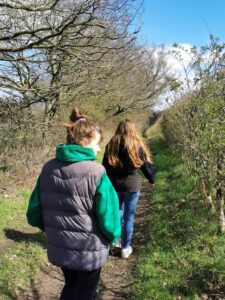 Walking in the Norfok countryisde lanes