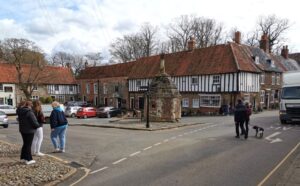 Walsingham village 'Common Place', local shops and homes