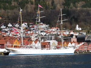 The Amazing One Ocean Yacht in Bryggn Wharf Bergen