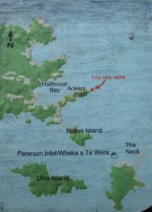 Ackers Point shown on a map
