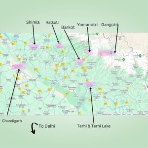 Details of the main destinations of the Journey October 2024