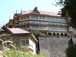 Jubbal Palace showcasing the amazing architecture