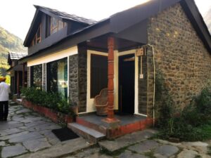 One of the lovely units at the Chanshal Camps & Resort, in the area of Chirgaon