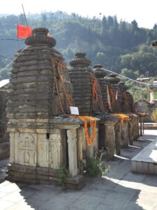 The 5 ancient temples beside the Shiva temple at Hatkoti
