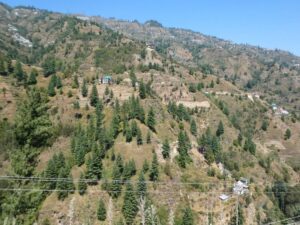 Villages and homes across the valley