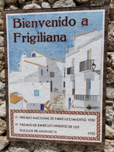 An inviting sign in the Morrish quarter of Fragiliana