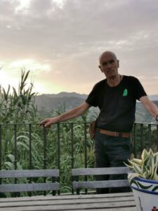 Manfred at Casa Bambu at sunset