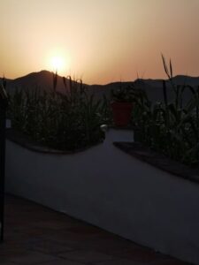 Sunset as seen from Casa Bambu