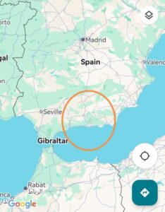 The area of Andalucia, Southern Spain we are in