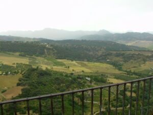 A view from the Alameda del Tajo park Ronda