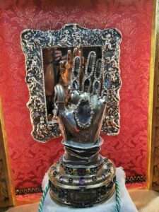 Church of Our Lady of Mercy, home to a holy relic. The incorruptible hand of Saint Teresa of Avila Ronda