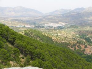 El Burgo from a lookout on the way to Ronda