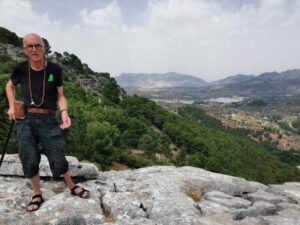 Manfred at a lookout above El Burgo