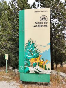 One of the roadside National Park signs