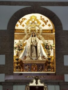 St Teresa of Avila statue in The Iglesia de Nuestra Señora de la Merced – Church of Our Lady of Mercy Ronda