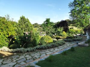 The lovely gardens at Cortijo Las Pilates