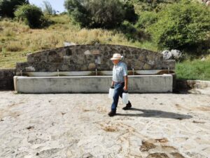 'Aguafría', also known as Fuentría Fountain at the head of the Gaidovar Valley