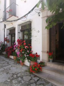 Colourful porches in Grazalema