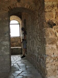 Inside the castle on the hill Zahara de la Sierra