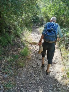 Manfred on the El Molino del Susto track, Benamahoma