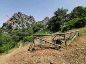 Ojo del Moro above Las Caleras