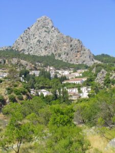 Peñón Grande behind Grazalema