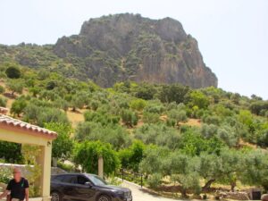 Tajo Algarín behind Casa Rural El Tajo