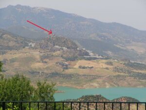 The 'Castle on the hill' at Zahara de la Sierra from El Tajo