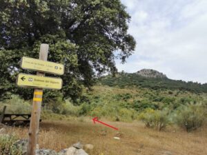 The track to the Cima de las Grajas