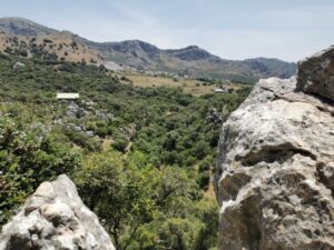 The view from the Ojo del Moro towards Benaocaz