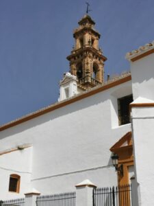 A side view of Iglesia de Santiago, Carmona