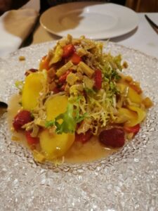 A tasty fruity salad at La Almazara de Carmona