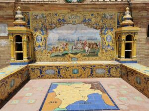 Albacete regional tiled alcove