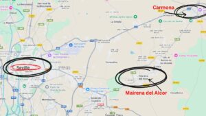 Seville, Mairena del Alcor and Carmona noted